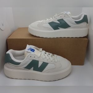 NWB New Balance CT302 Trainers White/Green Sneakers Sz 8
